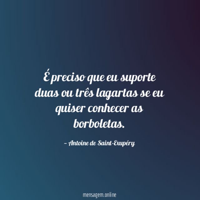 É preciso que eu suporte duas ou três