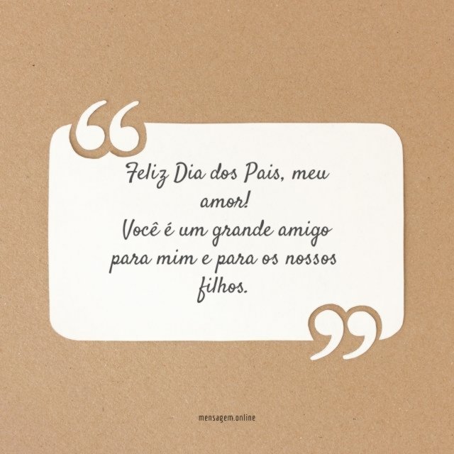 Feliz Dia dos Pais