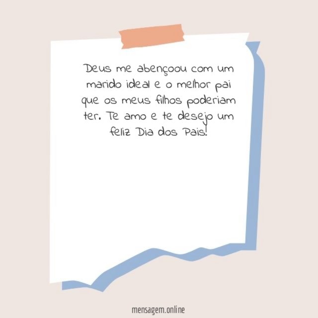 Deus me abençoou com um marido ideal