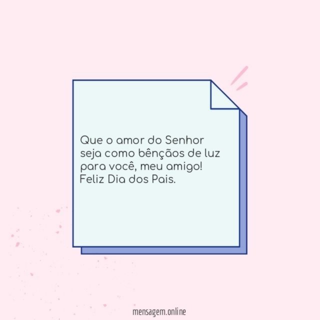 Que o amor do Senhor seja como bênçãos