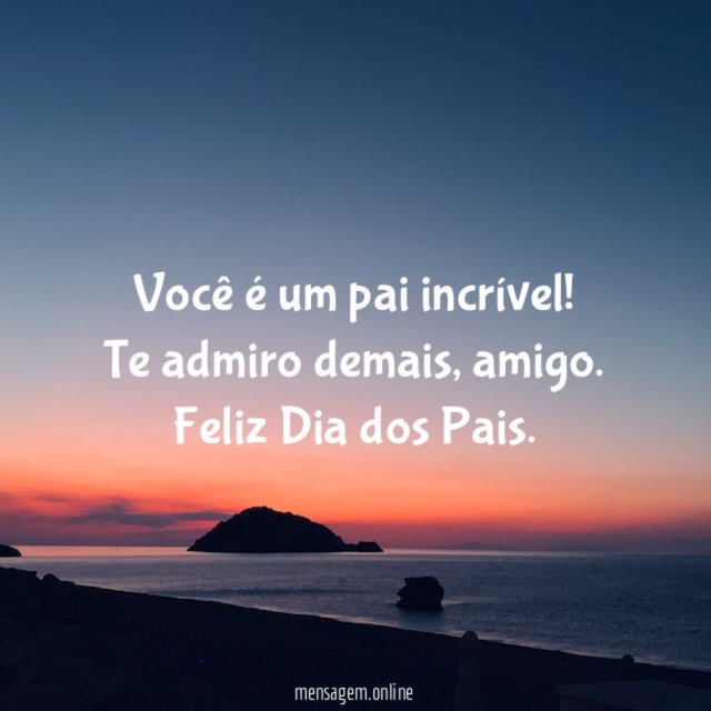 Você é um pai incrível