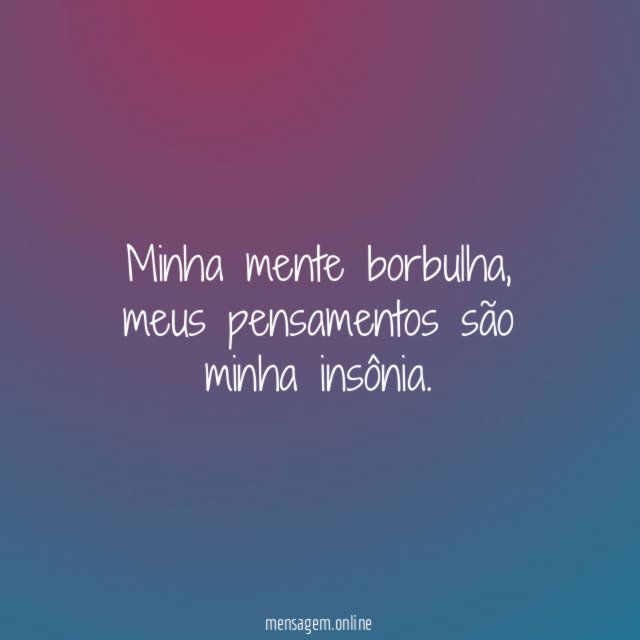Minha mente borbulha