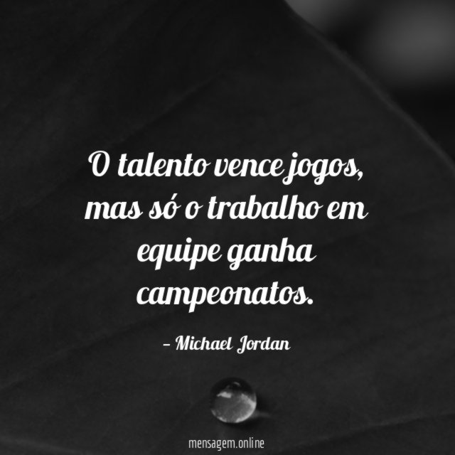 O talento vence jogos