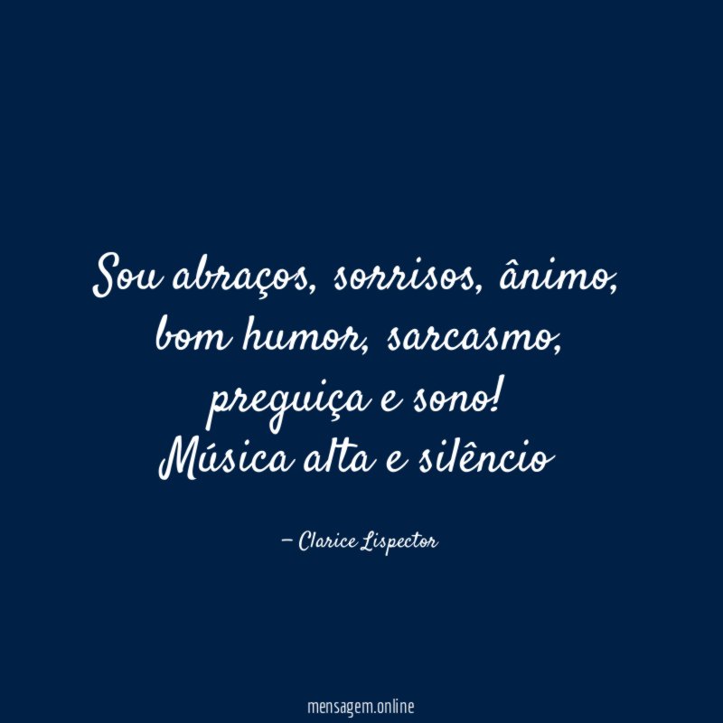 Sou abraços