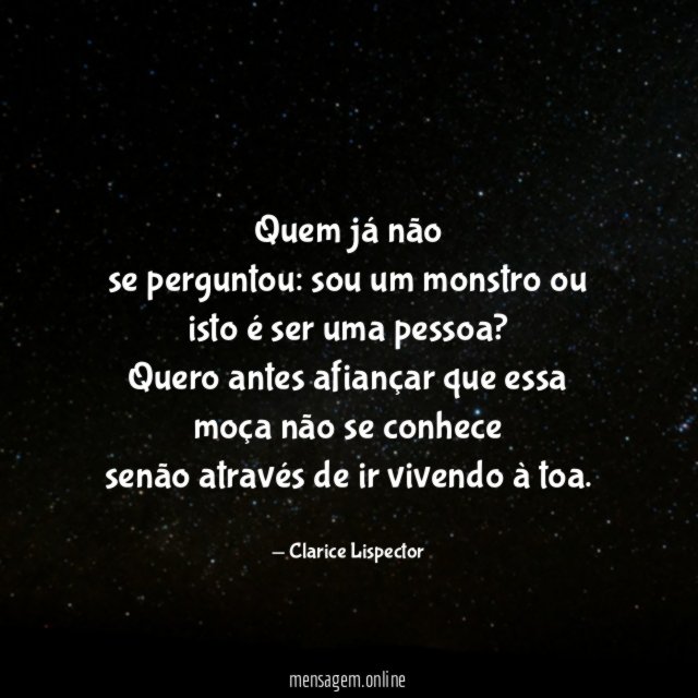 Quem já não se perguntou