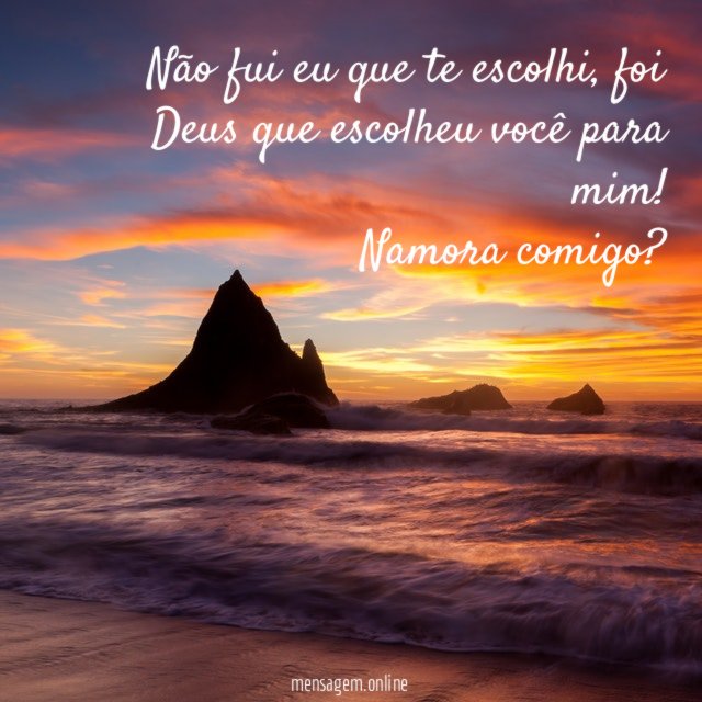 Não fui eu que te escolhi