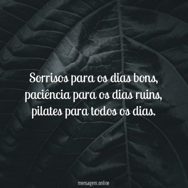Sorrisos para os dias bons