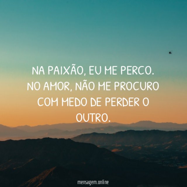 Na paixão