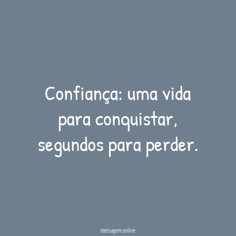 Confiança