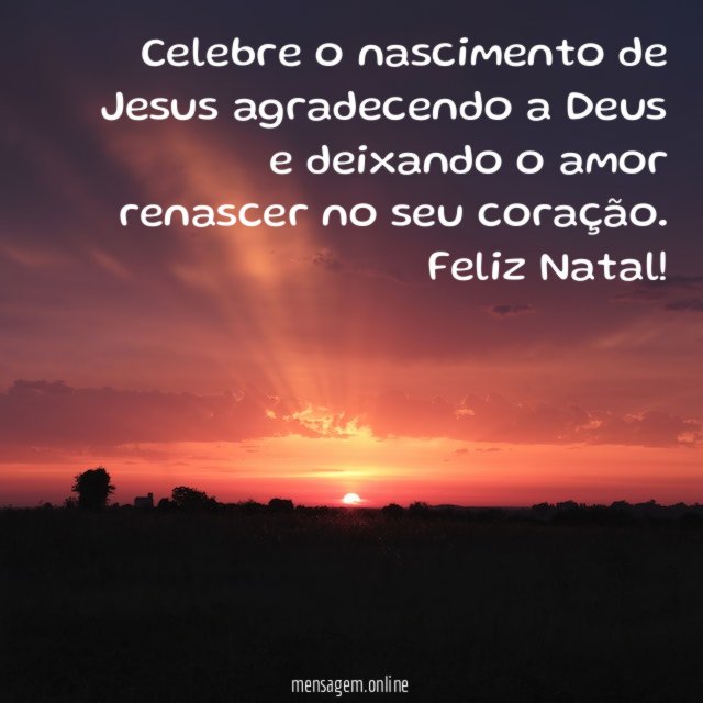 Celebre o nascimento de Jesus agradecendo a Deus