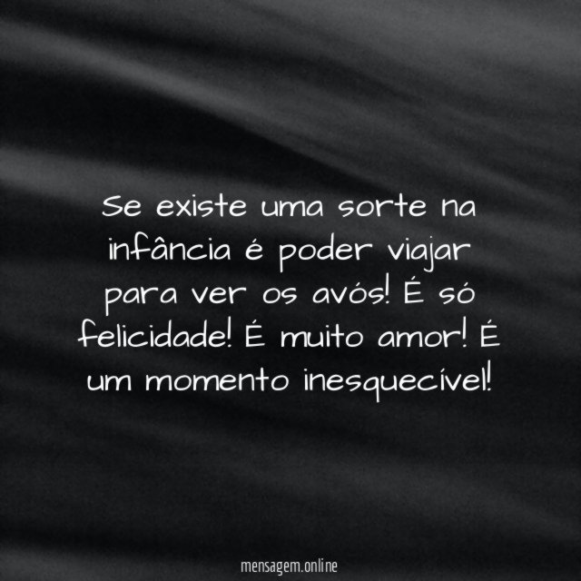 Se existe uma sorte na infância é poder