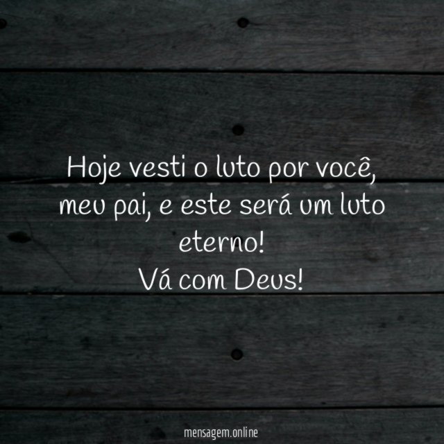 Hoje vesti o luto por você