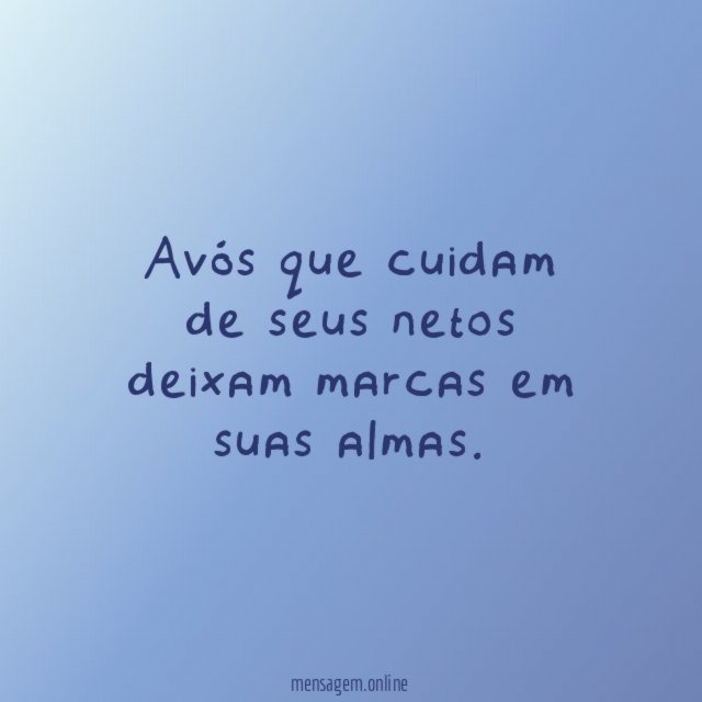 Avós que cuidam de seus netos deixam marcas em suas almas