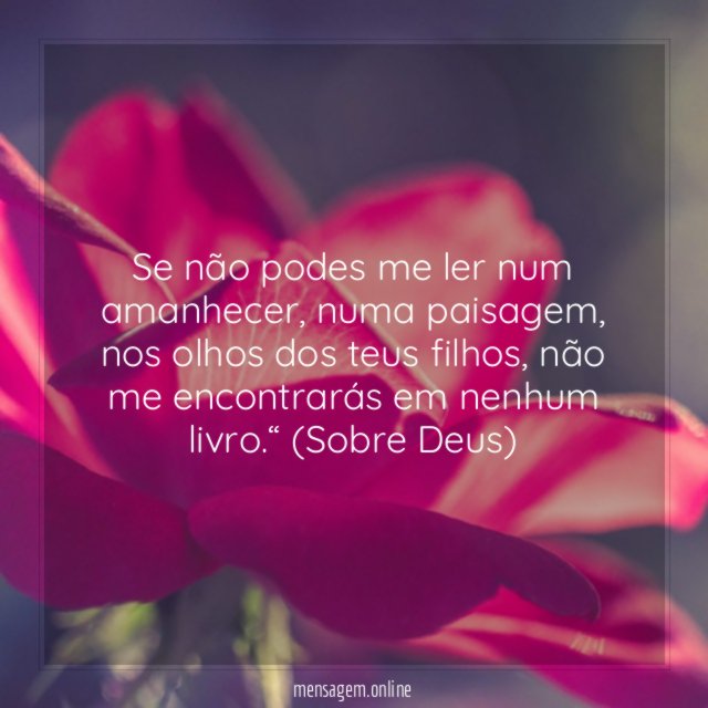 Se não podes me ler
