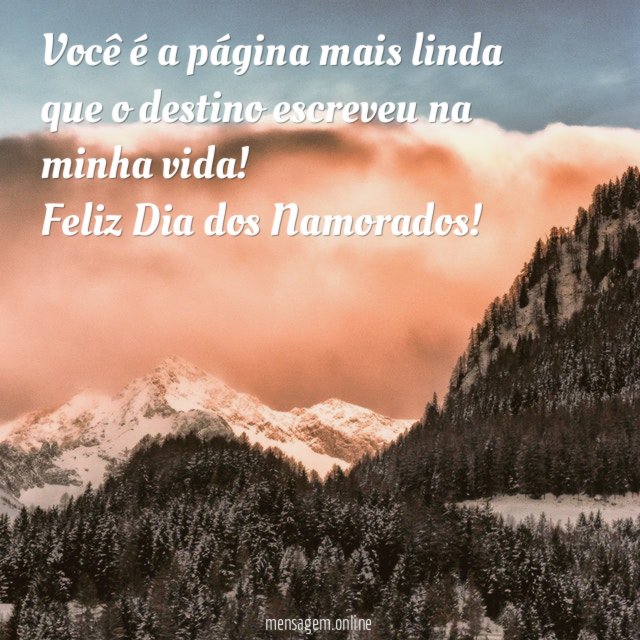 Você é a página mais linda que o destino escreveu