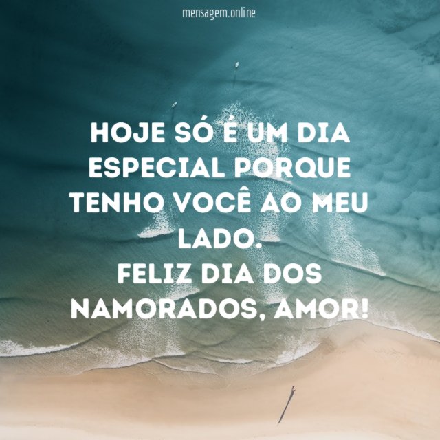 Hoje só é um dia especial