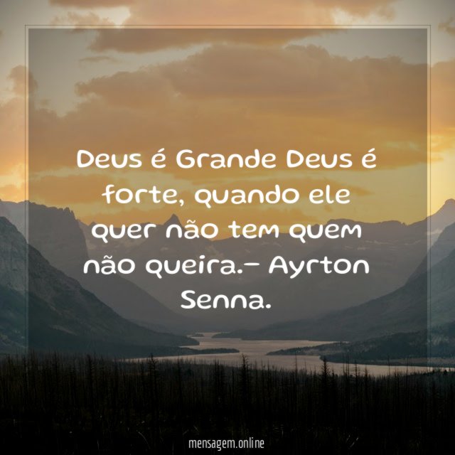 Deus é Grande Deus é forte