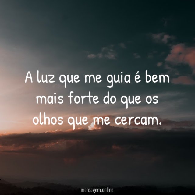A luz que me guia é