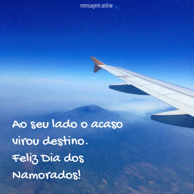 Ao seu lado o acaso virou destino
