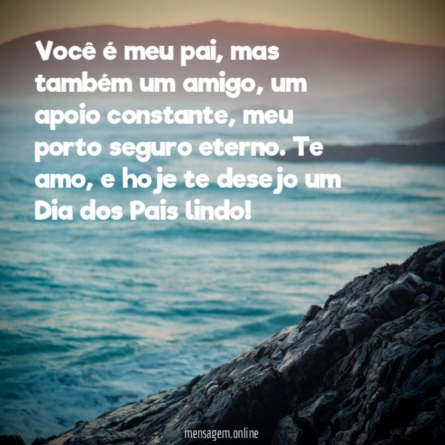 Você é meu pai, mas também um amigo