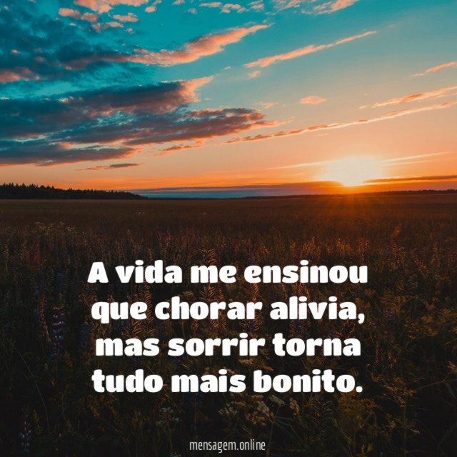 A vida me ensinou que chorar alivia