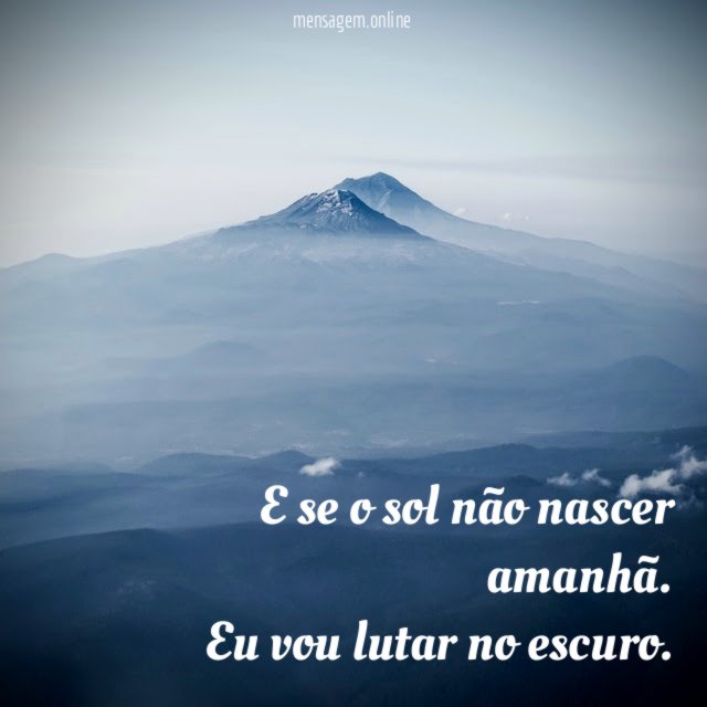 E se o sol não nascer amanhã