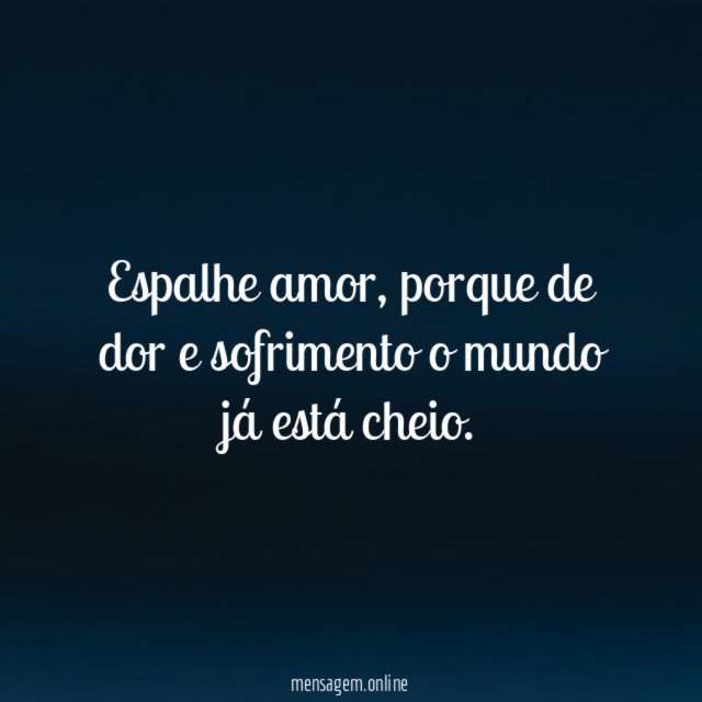 Espalhe amor