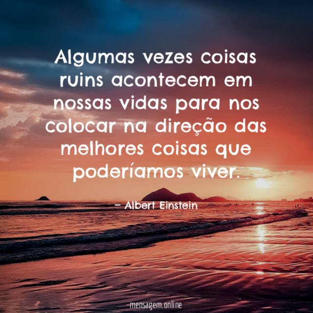 Algumas vezes coisas ruins acontecem