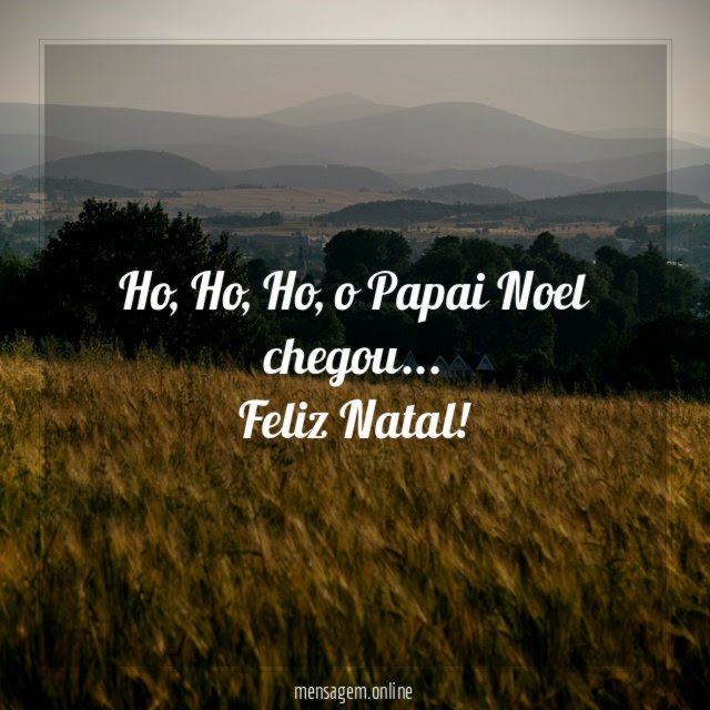 Papai Noel chegou… Feliz Natal!