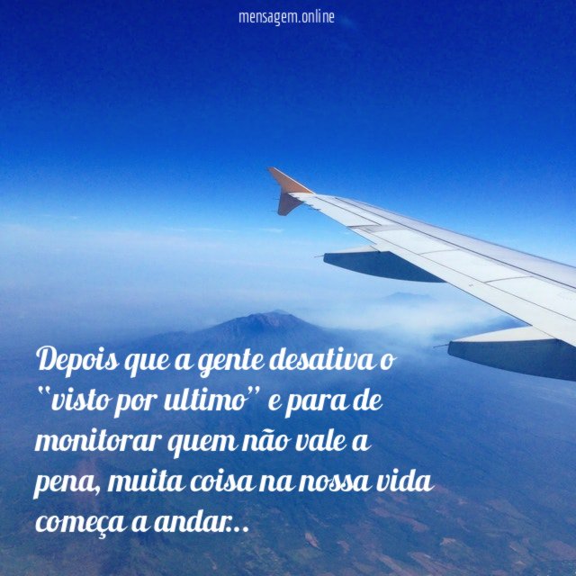 Depois que a gente desativa o “visto por ultimo”