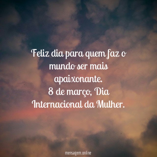 8 de março, Dia Internacional da Mulher