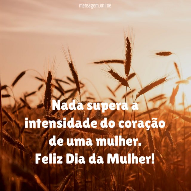 Nada supera a intensidade de uma mulher