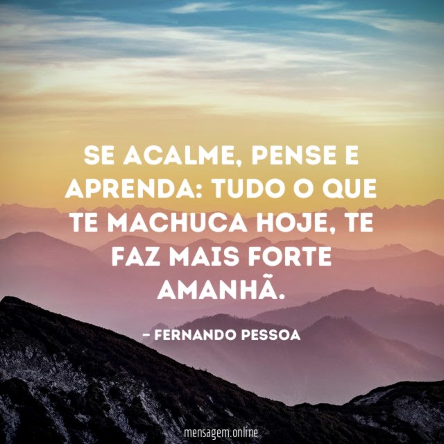 Se acalme, pense e aprenda