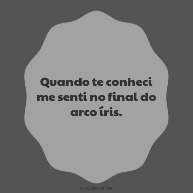 Me senti no final do arco íris