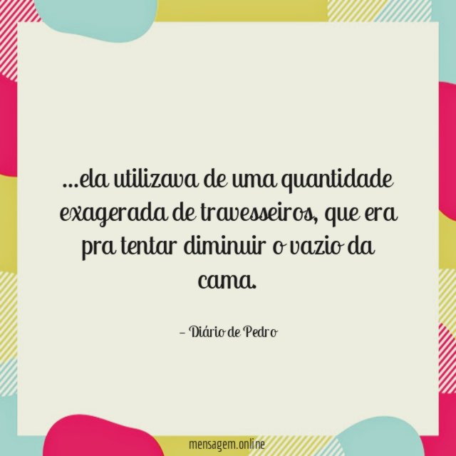 Quantidade exagerada de travesseiros