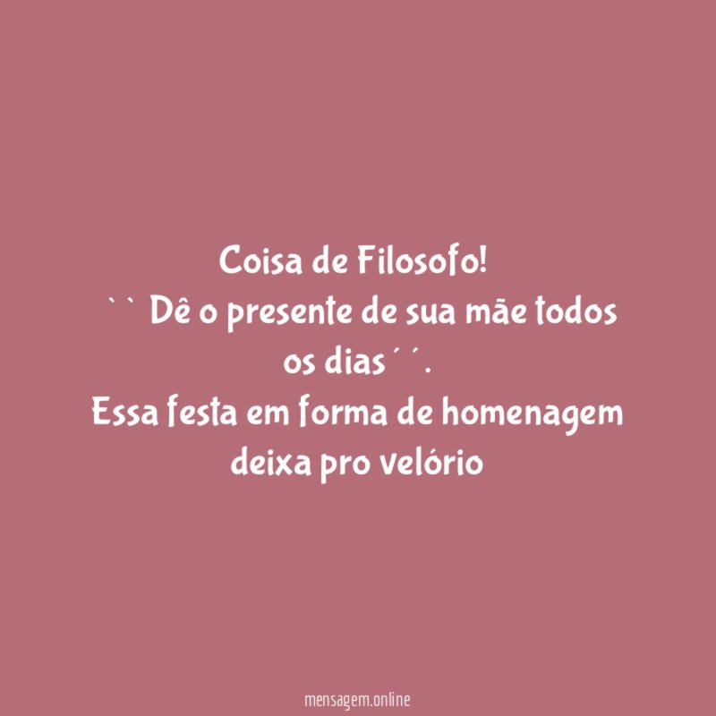 Coisa de Filosofo