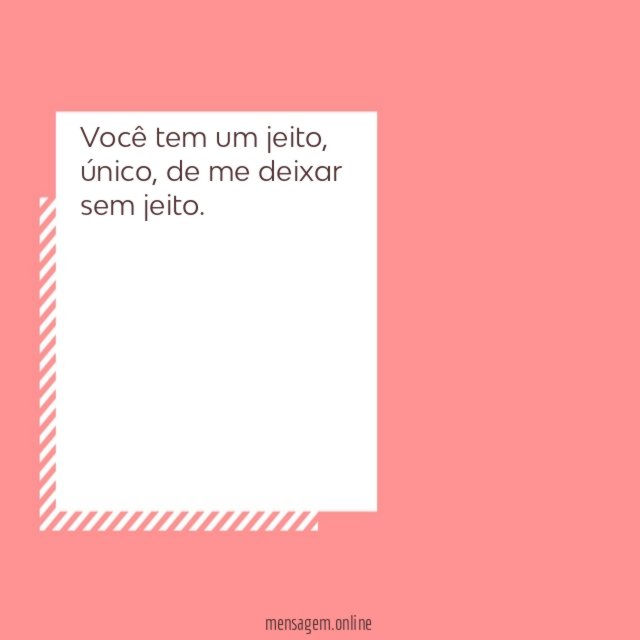 Você tem um jeito
