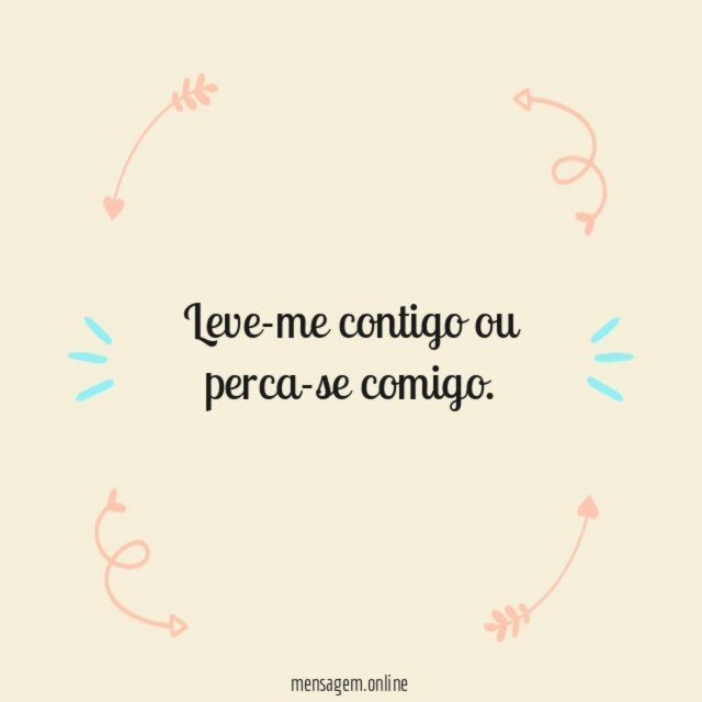 Perca-se comigo
