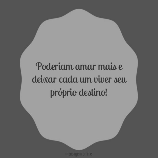 Poderiam amar mais