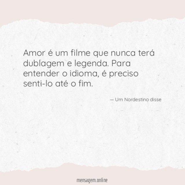 Amor é um filme