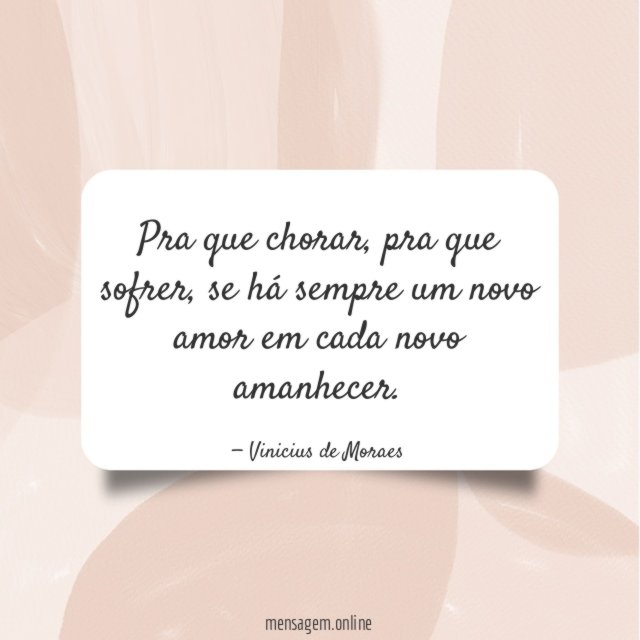 Em cada novo amanhecer