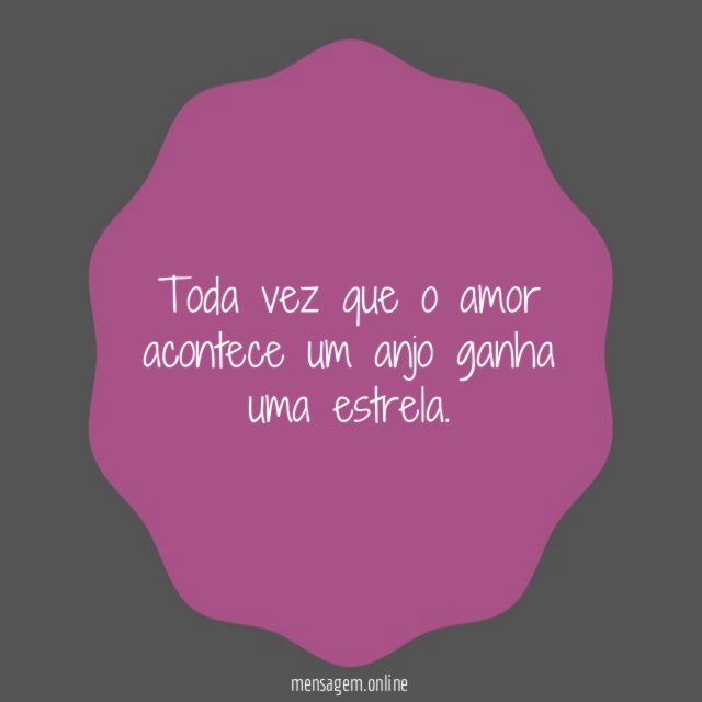 Um anjo ganha uma estrela