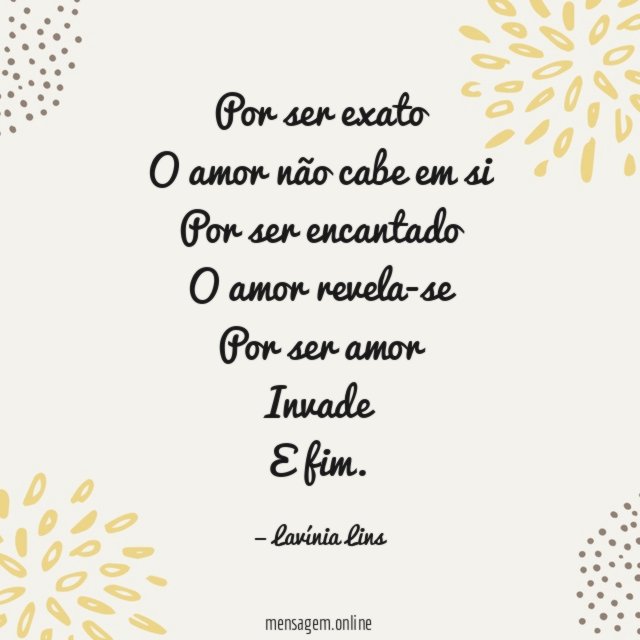 Por ser exato