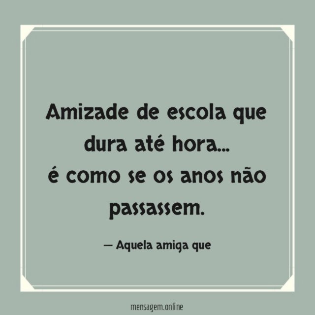 Como se os anos não passassem