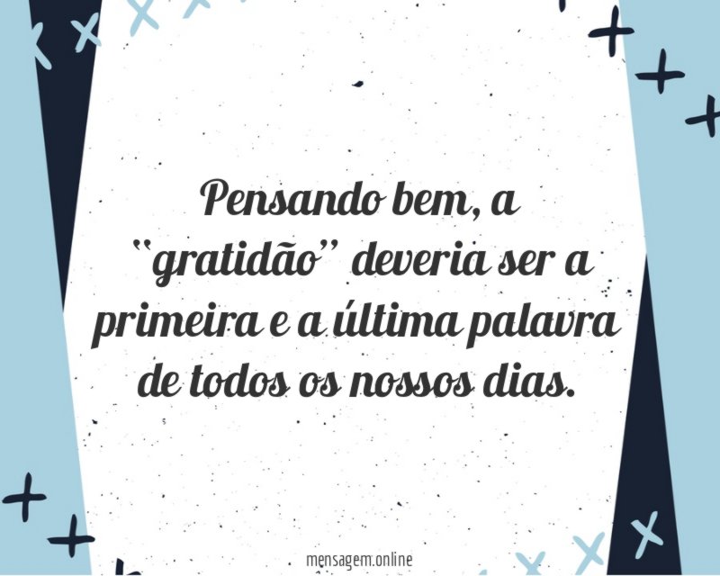 A primeira e a última palavra