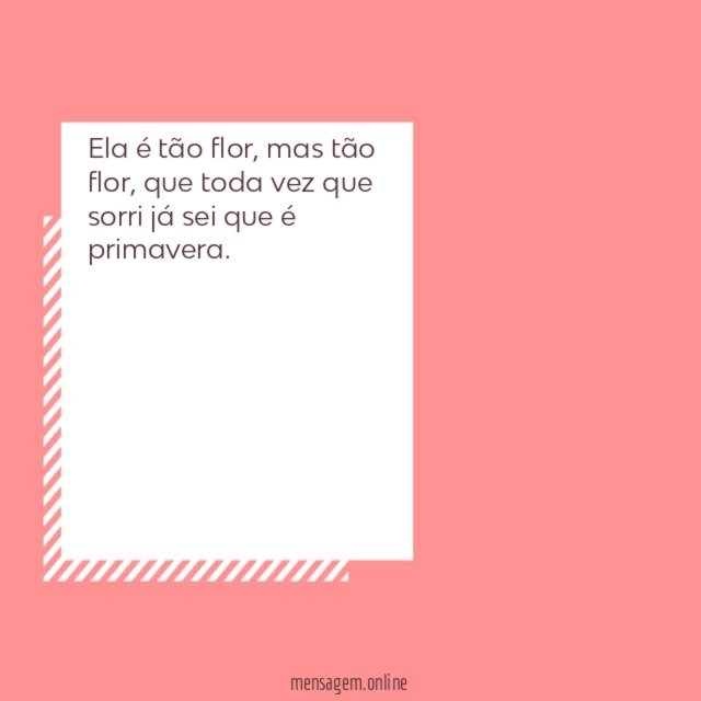 Ela é tão flor