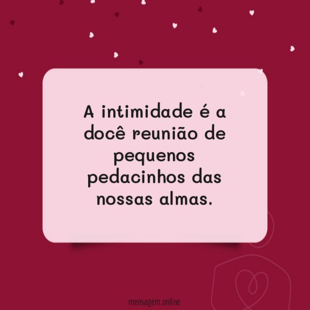 Pequenos pedacinhos das nossas almas