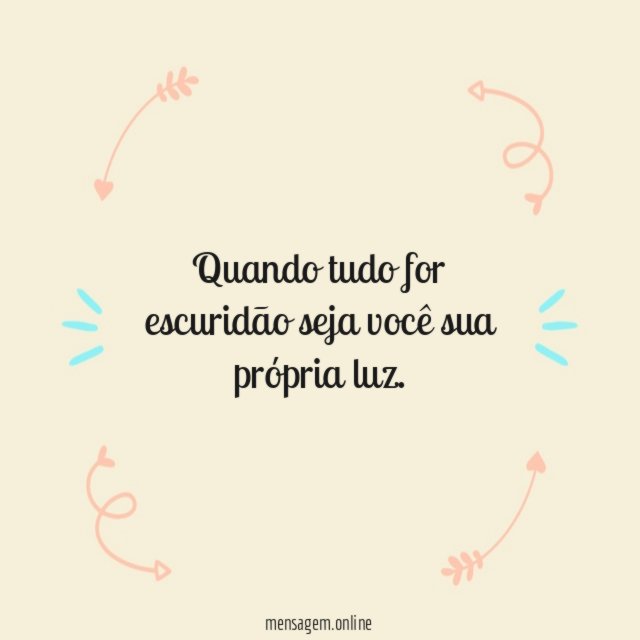 Quando tudo for escuridão