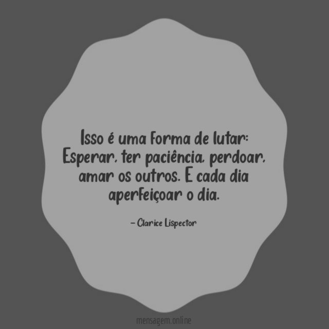 Isso é uma forma de lutar