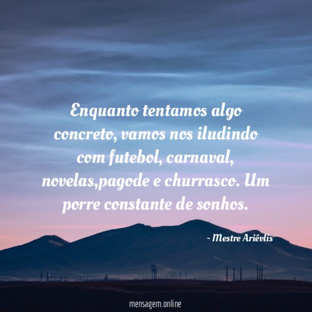 Enquanto tentamos algo concreto